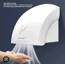 Asciugamani  Elettrico Ad Aria Calda con Fotocellula Automatica A Parete per...