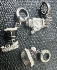 Fossil set invernale charms berretto guanto barca 