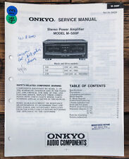 Onkyo M-588F Amplificatore