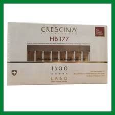 Crescina 1300 donna capelli diradati ricrescita caduta severa hb 177 20+20 fiale