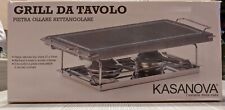 Grill da tavolo pietra ollare rettangolare Kasanova 37 × 19 cm 