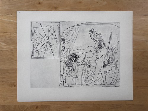 Litografia originale pablo - originale,