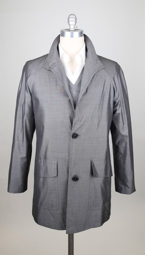 Giacca kiton grigia testa di - kiton,