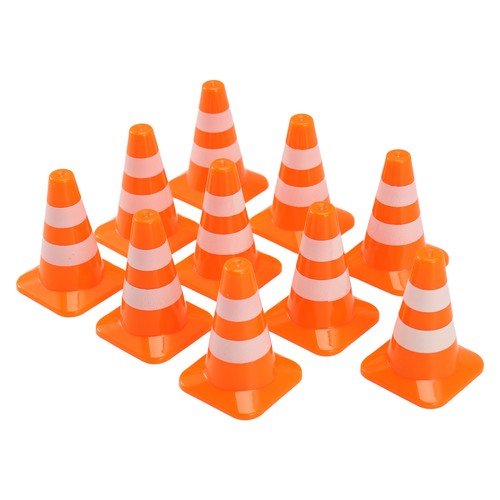 Coni traffico 10pz miniatura - coni,