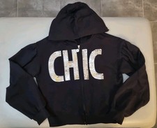 Felpa corta bimba garzata con cappuccio taglia 9/10 anni 