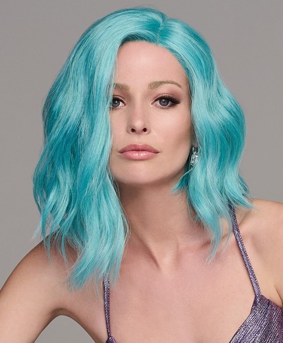Parrucca blue babe hairdo - blue,