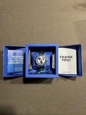 Omega X Swatch Moonswatch Mission To The Super Blue Moonphase Nuovo New  Moon