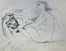 Pablo PICASSO: Modello Nudo