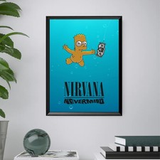 Quadro con stampa bart - con,