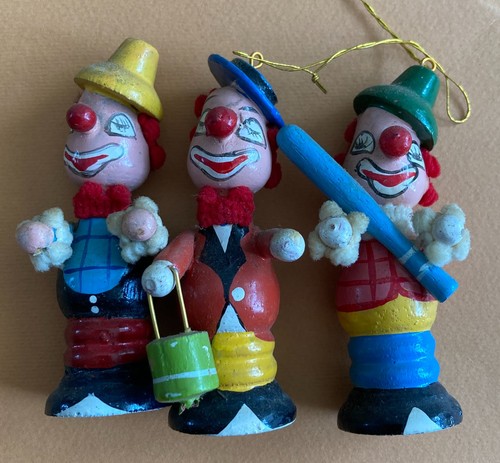Pagliacci legno vintage - pagliacci,