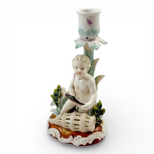 Antico candelabro cherubino