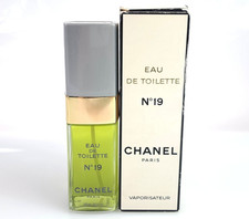 CHANEL n.19 Eau de Toilette 100 ml 3,4 oz tappo grigio vintage profumo raro
