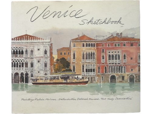 Venice landscape art - venice, book
