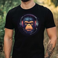 T-Shirt Herren Affe mit