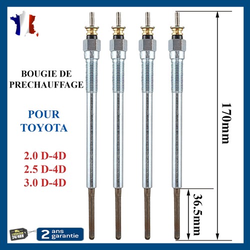 Bougie préchauffage pour - 4, de