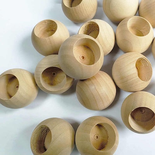 Palline legno naturale - in,