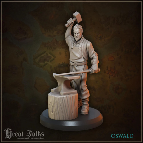 Villager blacksmith oswald - blacksmith,