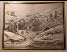 QUADRO LASTRA ARGENTO 925 31 X