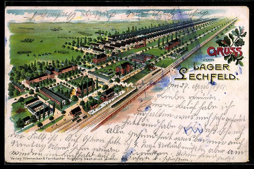 Litografia lager lechfeld - litografia,