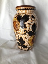 Vaso da fiori in maiolica con