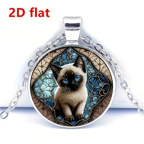 Collana con ciondolo - , cabochon