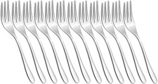 Salvinelli Dafne, set 12 forchetta dolce 4 mm in acciaio inox 18 C