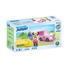 PLAYMOBIL Junior 71770 Minnie con carretto della frutta, Disney, 8 pezzi, dai 12