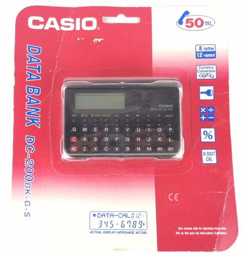 Casio data bank 200 nuova - casio, dc-200