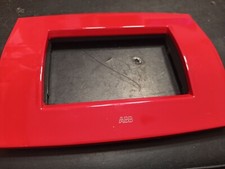 Placca metallo ABB serie civile  ELOS 3 fori