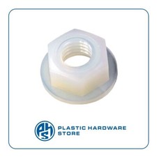 Dado flangiato esagonale in plastica / con rondella da M4 a M12- PHS