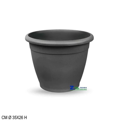 Vaso tondo naxos plastica - in,