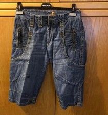 Bermuda jeans pantaloni corti blu navy