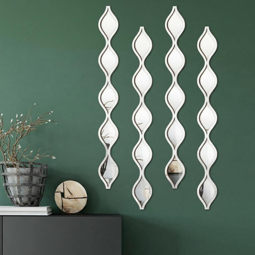 Qunclay specchio goccia arte - goccia,