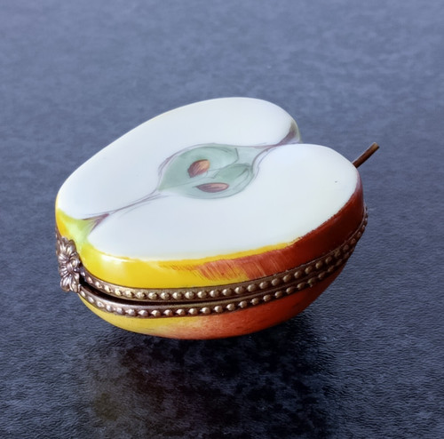 Limoges cut half apple - cut,