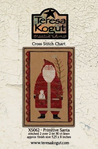Cross stitch pattern santa - cross,