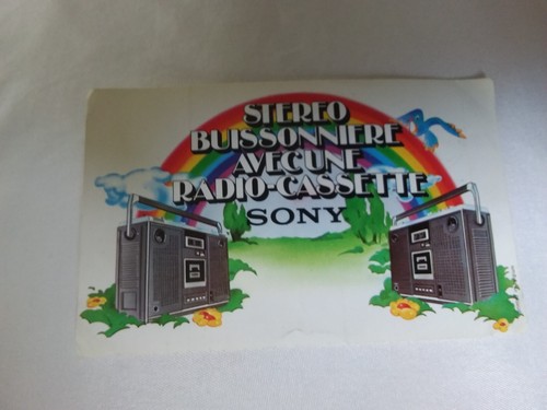 Ancien autocollant vintage