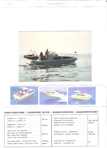 Cabinato motore marca - a, cigala