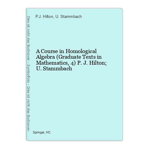 Course homological - course, in