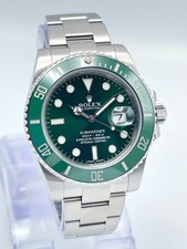 Rolex Hulk Submariner data