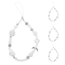  4 pezzi fiocco telefono charm