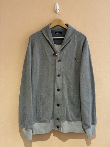 Felpa cardigan uomo - fred, perry