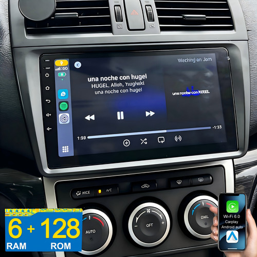 Android carplay 128g per - 9", 6+128g