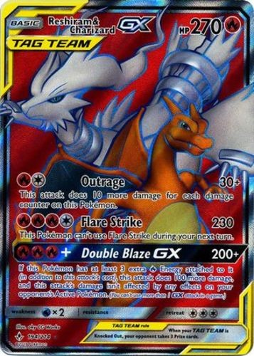 Reshiram charizard tag team - tag,