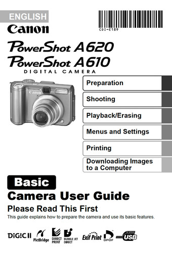 Canon powershot a610 a620 - canon,