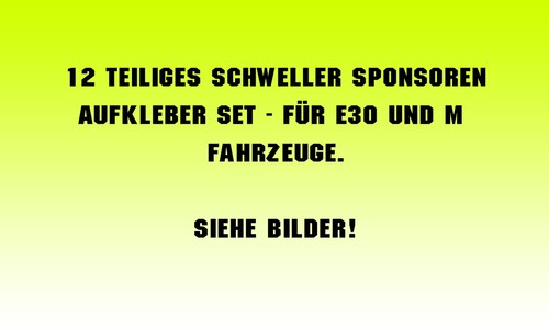 Set adesivi sponsor - , 12
