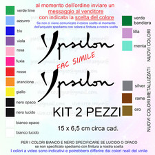 adesivo sticker LANCIA YPSILON