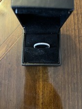 Fede in oro bianco e brillanti