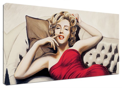 Quadro moderno marilyn - moderno, divano