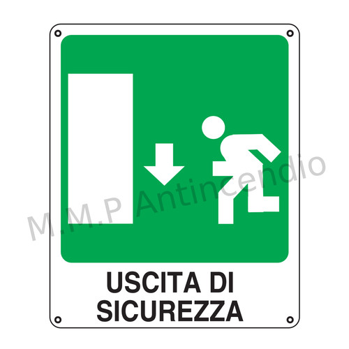 Cartello segnaletico uscita - cartello,