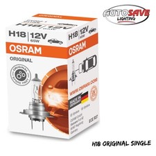 OSRAM H18/H7 Lampadina faro singolo originale 12V 65W X 1 (64180L) *NUOVA IN MAGAZZINO*